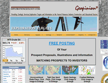 Tablet Screenshot of explorationgeology.org